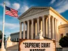 A Pivotal Victory: Supreme Court Narrows Injunction Power, Bolstering Trump’s Birthright Citizenship Order Supreme Court building with a sign on it which says Supreme Court Narrows Injunction Power.