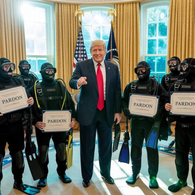 Trump pardons divers1 Trump pardons South Florida divers who freed sharks from research line