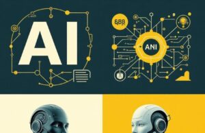 Artificial Intelligence: The Power, Promise and Peril of a Thinking machine. A futuristic AI brain made of data and light, symbolizing the power, promise, and peril of artificial intelligence.
