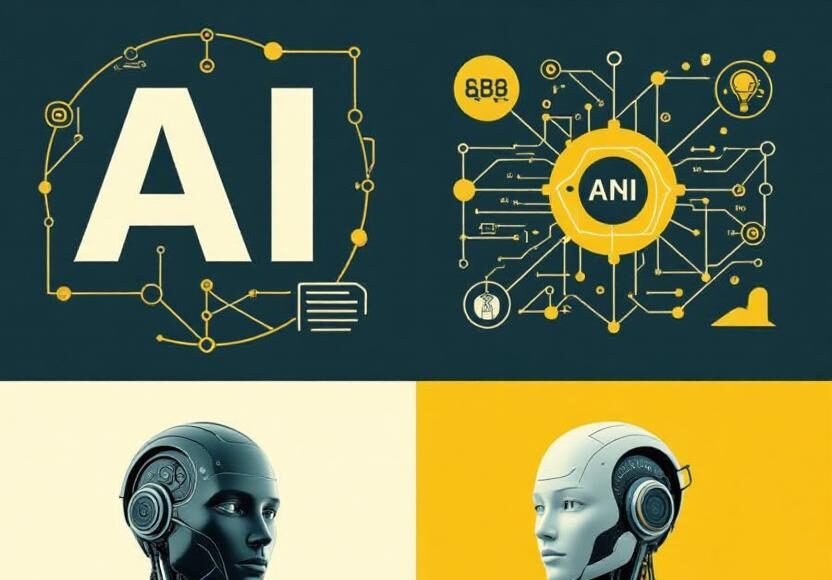 AI1 A futuristic AI brain made of data and light, symbolizing the power, promise, and peril of artificial intelligence.